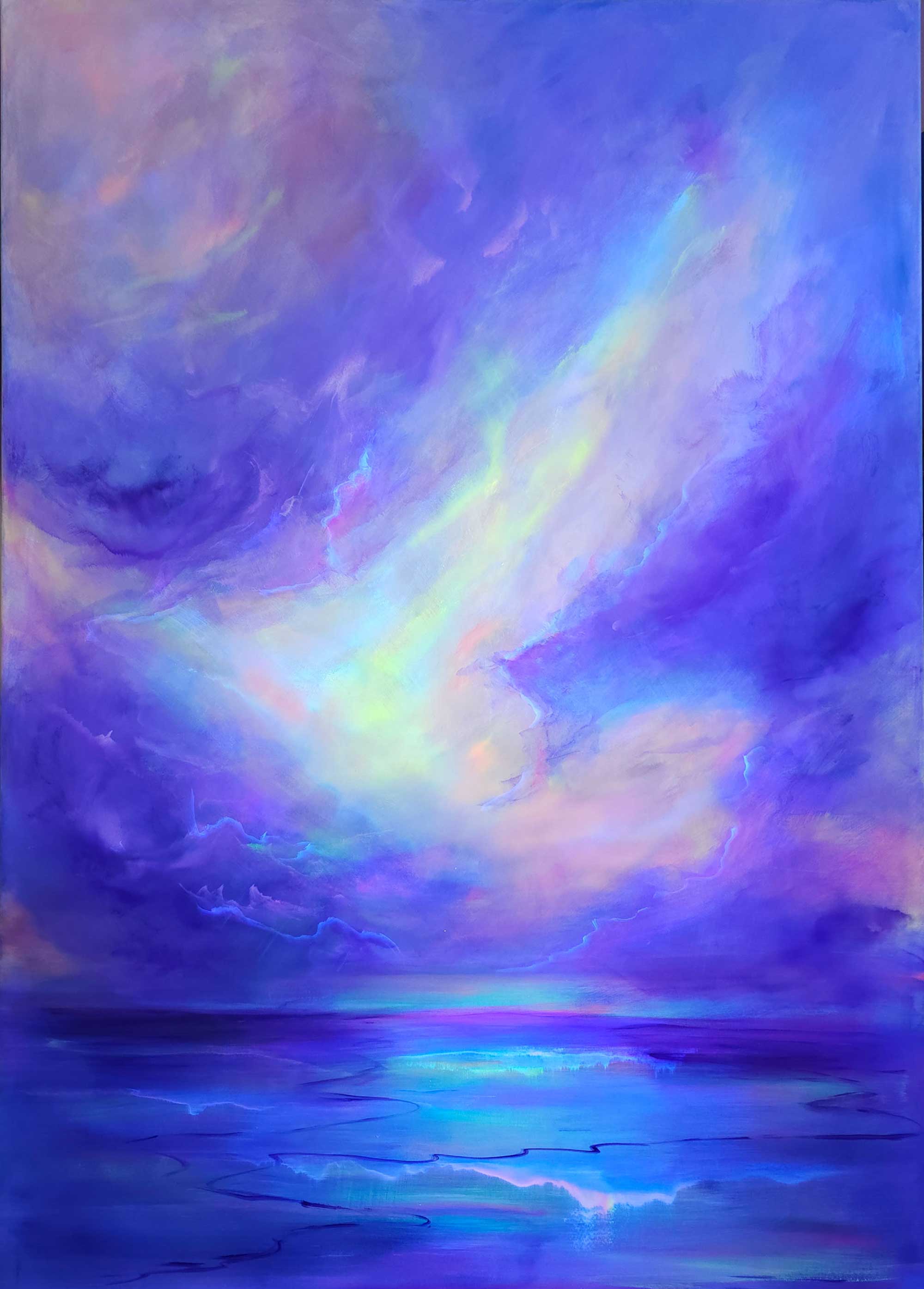 Cloud Journey in Luminous Silence, UV Ansicht