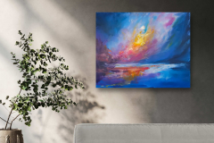 The Allure of Stormy Beauty – 100x80cm