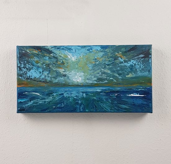 Turbulentes Meer - 20x40cm – Bild 2