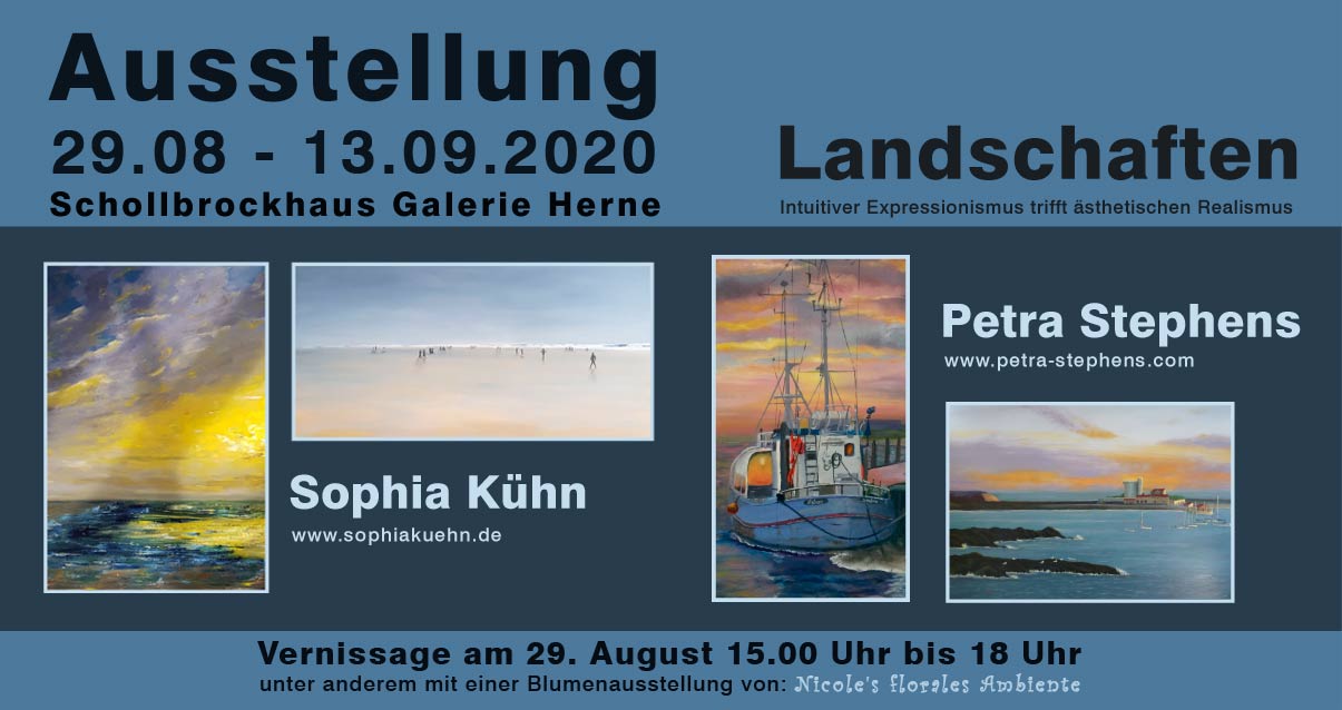 Read more about the article 29.08 to 13.09.2020: Landscapes in the Schollbrockhaus Herne