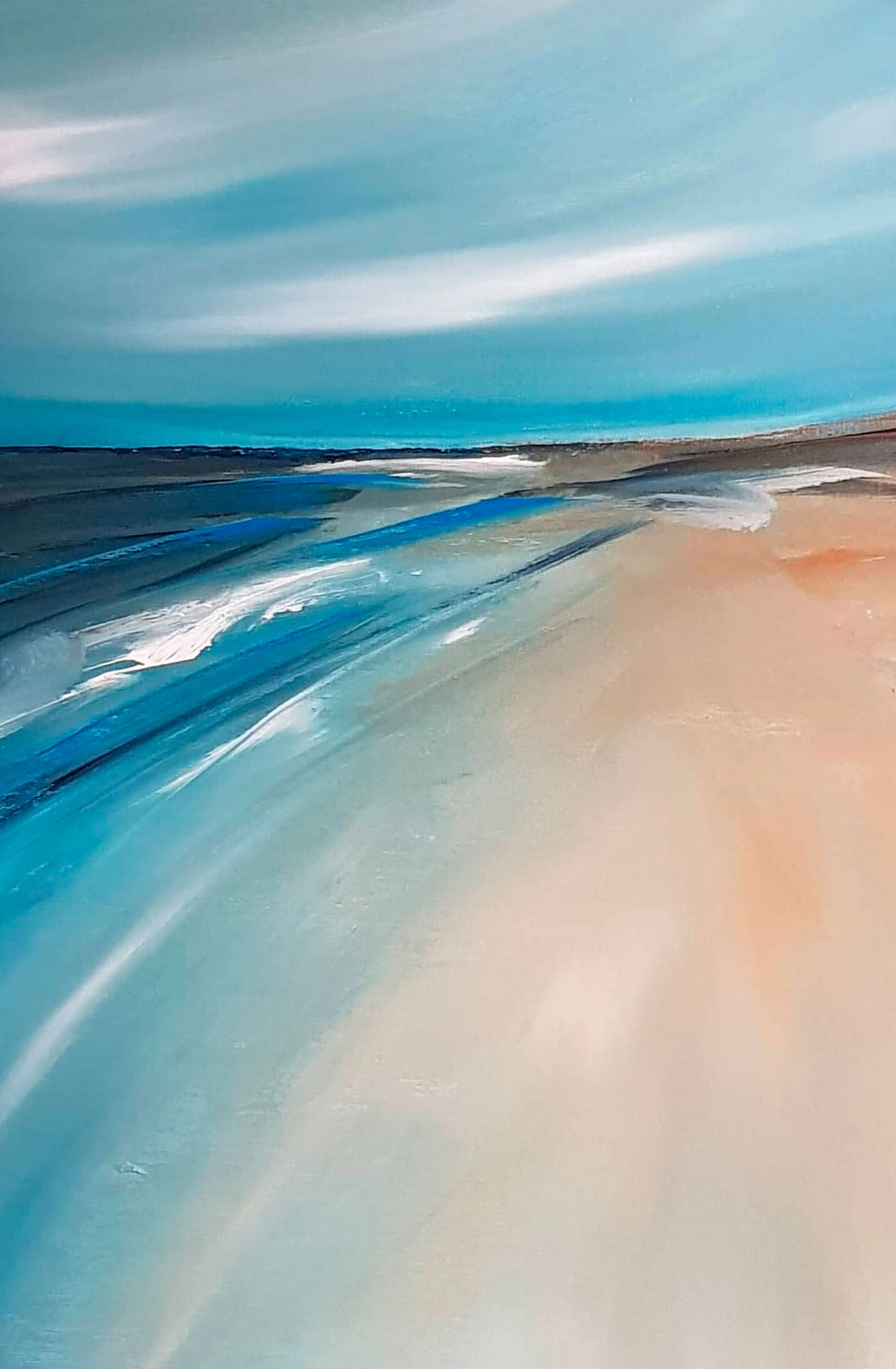 Wohin uns die Wege führen - 70x50cm
