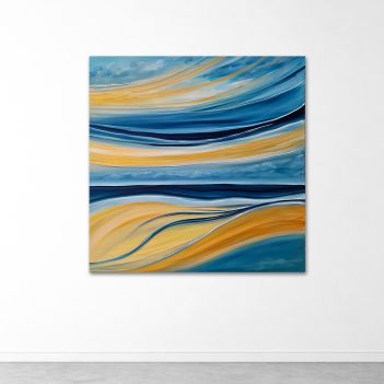 Warm sand – 100x100cm