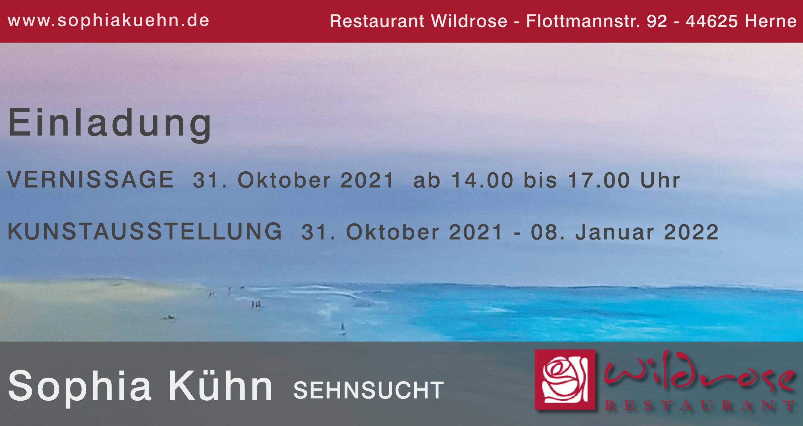 Read more about the article “Sehnsucht” – Vernissage am 31.10.21