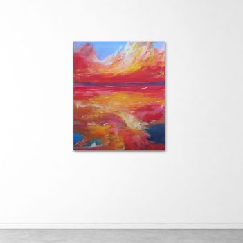 The sky is blushing – 60x50cm