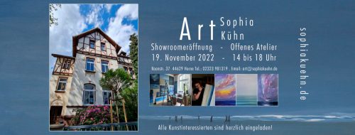 19.11. 2022   -   14 bis 18 Uhr - Showroomeröffnung -  Offenes Atelier