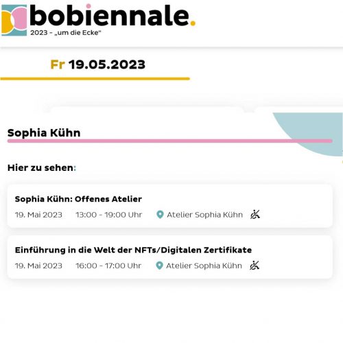 BoBiennale - 19. Mai 2023