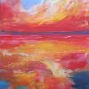 The sky is blushing - 60x50cm