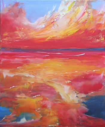 The sky is blushing – 60x50cm