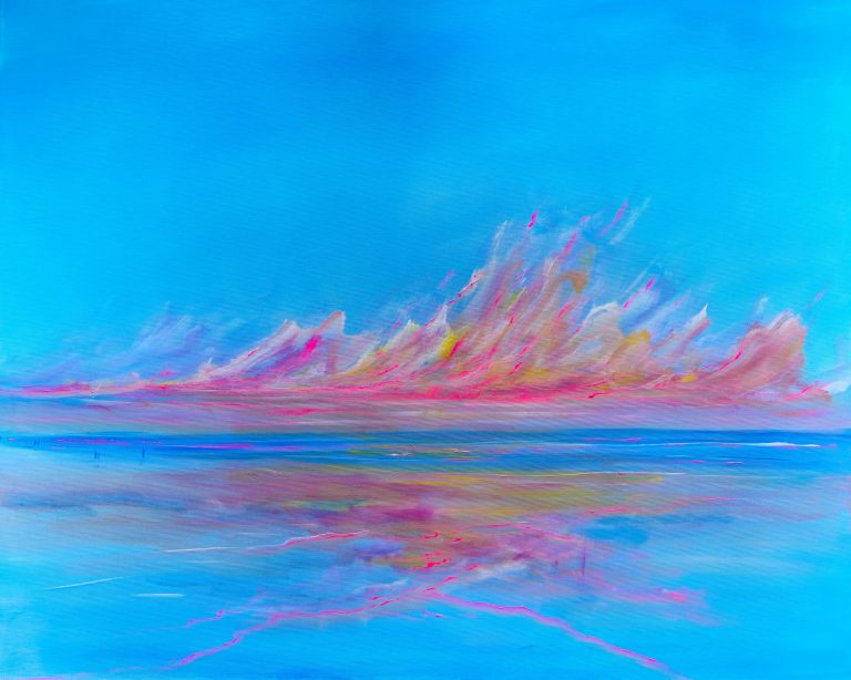 The Sky blushed - 80x100cm