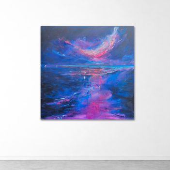 Luminous Ocean – 100x100cm