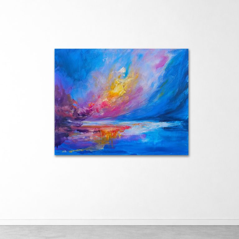 The Allure of Stormy Beauty - 80x100cm