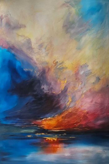 Sold: Nature’s Flame – 150x100cm