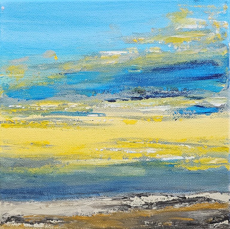 Der Himmel über der Düne - 20x20cm