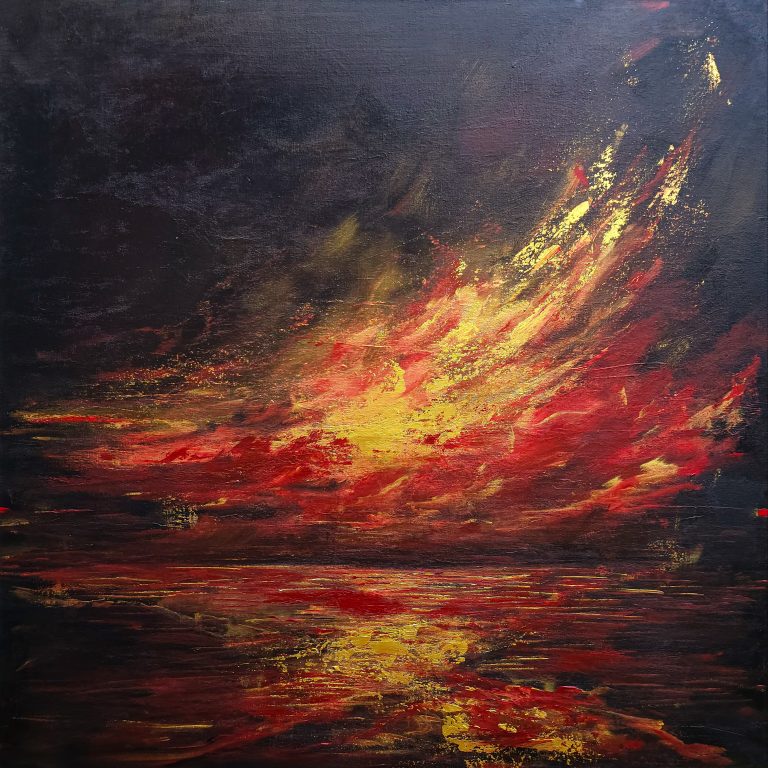 Beauty in the Darkness - 100x100cm