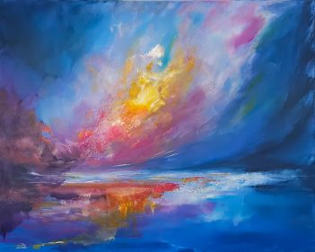 The Allure of Stormy Beauty – 80x100cm