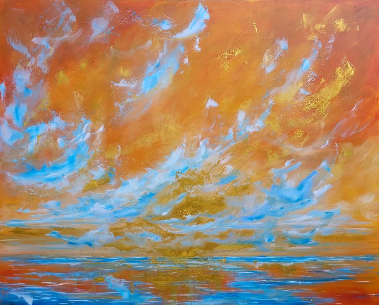 Golden Sky  - 120x150cm