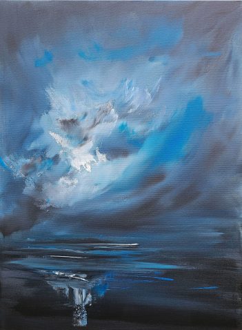 Eclipsed Radiance – 80x60cm