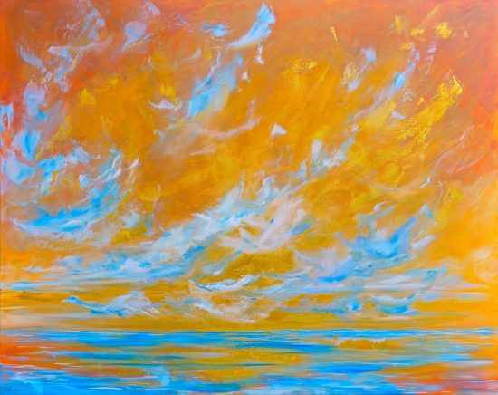 Golden Sky  - 120x150cm