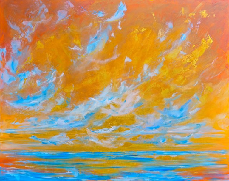 Golden Sky  - 120x150cm