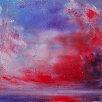Evening Red – 30x30cm