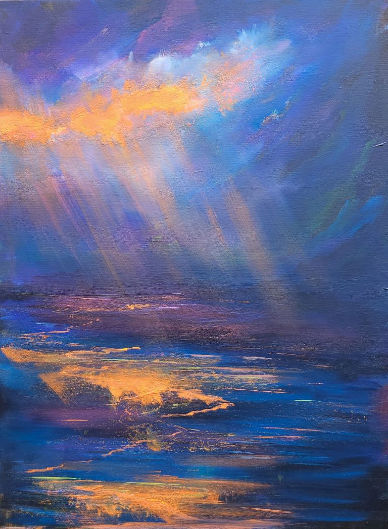 Light Shower  - 80x60cm