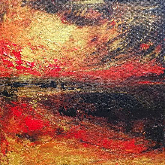 Reddish Horizon - 30x30cm