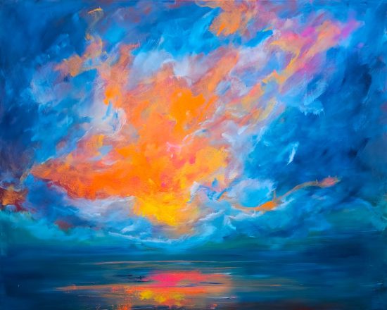 Sky of colors - 120x150cm