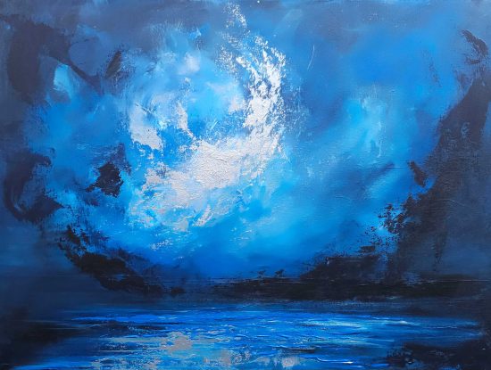 Sea of blue - 60x80cm