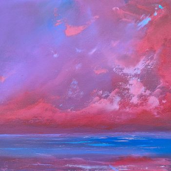 Reddish Clouds - 30x40cm