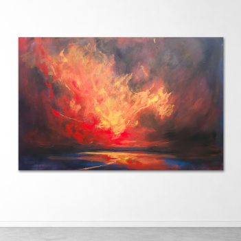 A Sky Full of the Unspoken  – 100x150cm