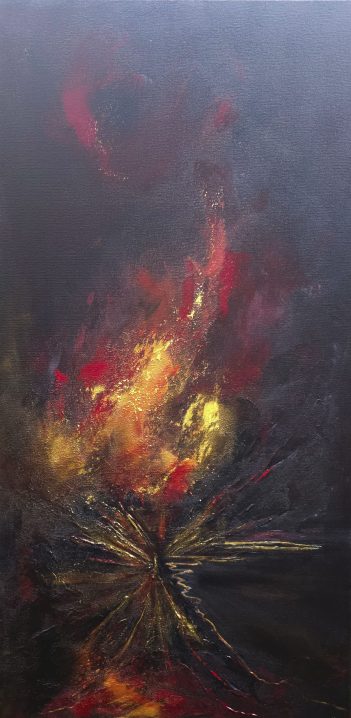 Bound by Strings   – 100x50cm