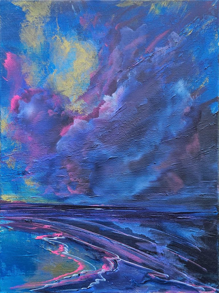 Dark Play of Colors  - 40x30cm
