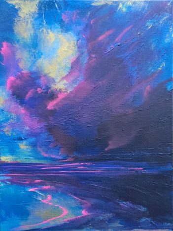 Dark Play of Colors   – 40x30cm