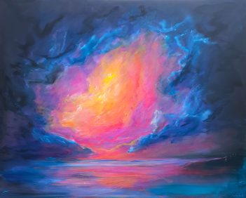 Silence Before the Waves -120x150cm