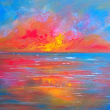 Only the Sky Remembers Us  - 80x100cm