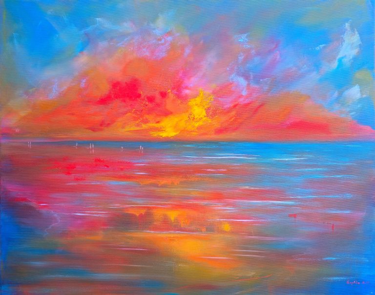 Only the Sky Remembers Us  - 80x100cm