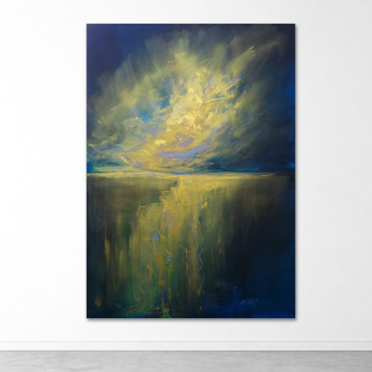 Falling Into Light - 140x100cm