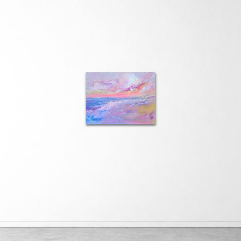 Pink Waves - 30x40cm