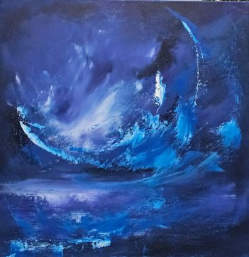 Celestial Surge - 50x50cm