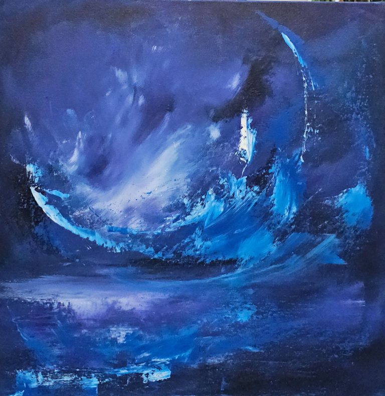 Celestial Surge - 50x50cm