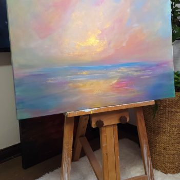 Silent Glow – 80x100cm