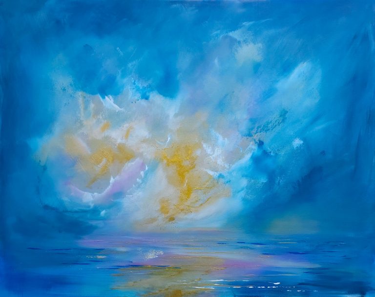 Shimmering Sky  - 80x100cm