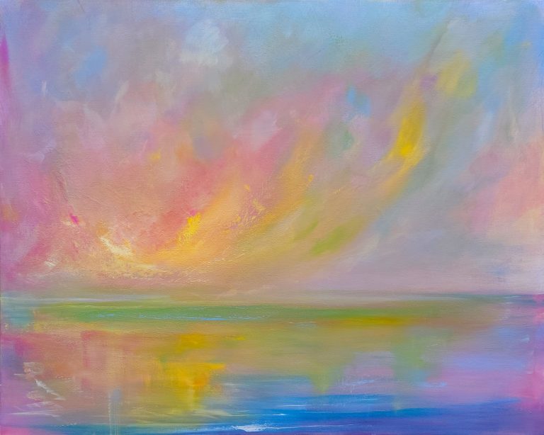 Silent Glow - 80x100cm