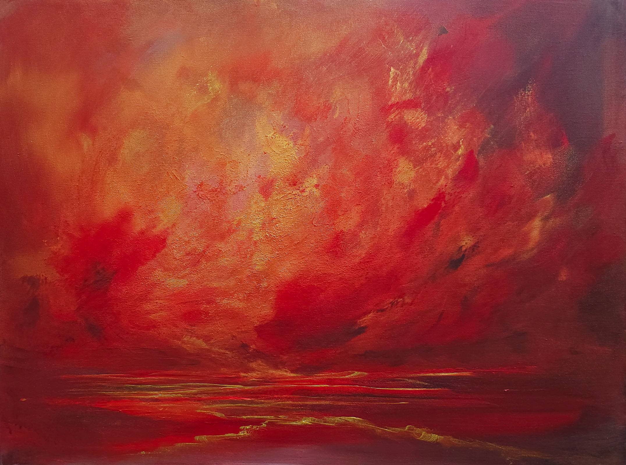 Blazing Horizon - 50x70cm