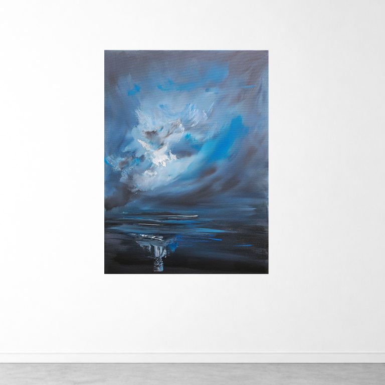 Eclipsed Radiance - 80x60cm