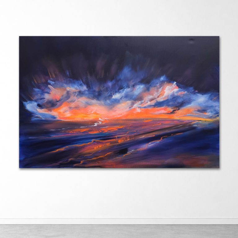 Beyond the Dusk - 100x150cm