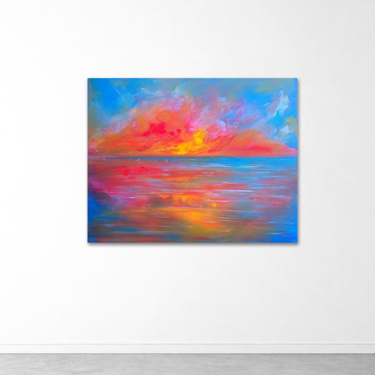 Only the Sky Remembers Us - 80x100cm