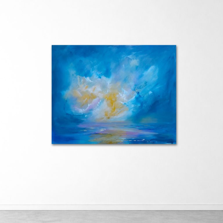 Shimmering Sky  - 80x100cm
