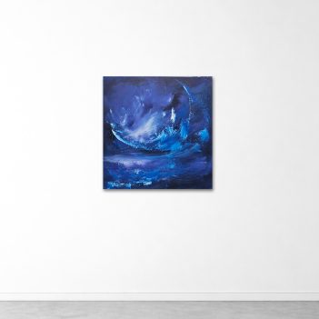 Celestial Surge – 50x50cm