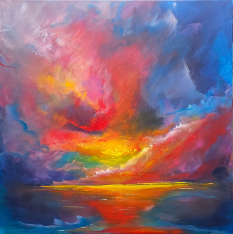 Turning Point - 100x100cm